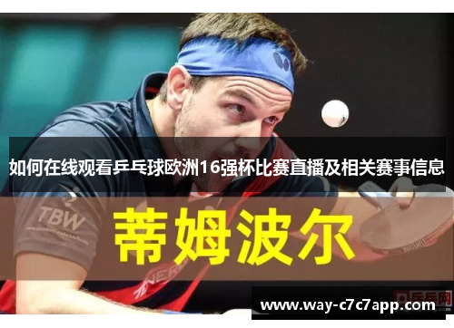 如何在线观看乒乓球欧洲16强杯比赛直播及相关赛事信息 如何在线观看乒乓球欧洲16强杯比赛直播及相关赛事信息