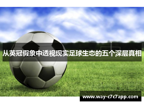 从英冠假象中透视现实足球生态的五个深层真相 从英冠假象中透视现实足球生态的五个深层真相